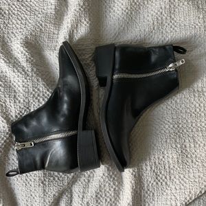 Urban Outfitters Black Leather Boots